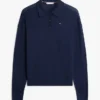Camisola Polo em Mistura de Lã e Seda Camisola Polo em Mistura de Lã e Seda