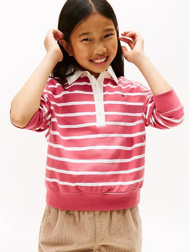 Camisola Polo às Riscas para Crianças Camisola Polo às Riscas para Crianças