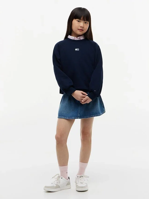 Camisola Raglan com Bandeira Tonal para Crianças Camisola Raglan com Bandeira Tonal para Crianças