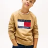 Camisola Raglan com logótipo Tommy Flag para criança Camisola Raglan com logótipo Tommy Flag para criança