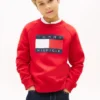Camisola Raglan com logótipo Tommy Flag para criança Camisola Raglan com logótipo Tommy Flag para criança