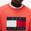 Camisola Raglan com logótipo Tommy Flag para criança Camisola Raglan com logótipo Tommy Flag para criança