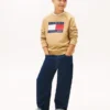 Camisola Raglan com logótipo Tommy Flag para criança Camisola Raglan com logótipo Tommy Flag para criança