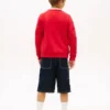 Camisola Raglan com logótipo Tommy Flag para criança Camisola Raglan com logótipo Tommy Flag para criança