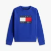 Camisola Raglan com logótipo Tommy Flag para criança Camisola Raglan com logótipo Tommy Flag para criança