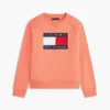 Camisola Raglan com logótipo Tommy Flag para criança Camisola Raglan com logótipo Tommy Flag para criança