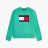 Camisola Raglan com logótipo Tommy Flag para criança Camisola Raglan com logótipo Tommy Flag para criança
