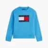 Camisola Raglan com logótipo Tommy Flag para criança Camisola Raglan com logótipo Tommy Flag para criança