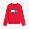 Camisola Raglan com logótipo Tommy Flag para criança Camisola Raglan com logótipo Tommy Flag para criança