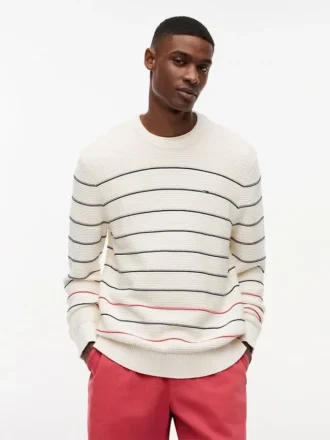 Camisola às riscas Tommy Jeans Slim Fit
