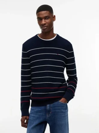 Camisola às riscas Tommy Jeans Slim Fit