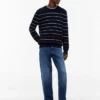 Camisola às riscas Tommy Jeans Slim Fit Camisola às riscas Tommy Jeans Slim Fit