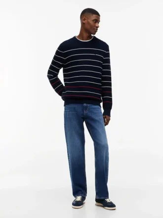 Camisola às riscas Tommy Jeans Slim Fit