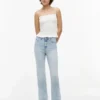 Camisola sem mangas com franzido Tommy Jeans Slim Fit Camisola sem mangas com franzido Tommy Jeans Slim Fit