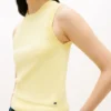 Camisola sem mangas com gola redonda Camisola sem mangas com gola redonda
