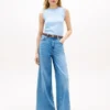 Camisola sem mangas com gola redonda Camisola sem mangas com gola redonda