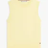 Camisola sem mangas com gola redonda Camisola sem mangas com gola redonda