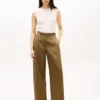 Camisola sem mangas com malha trançada Camisola sem mangas com malha trançada