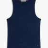 Camisola sem mangas com malha trançada Camisola sem mangas com malha trançada