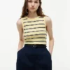 Camisola sem mangas de corte justo Camisola sem mangas de corte justo