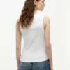 Camisola sem mangas de corte justo Camisola sem mangas de corte justo