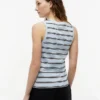 Camisola sem mangas de corte justo Camisola sem mangas de corte justo