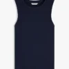 Camisola sem mangas de corte justo Camisola sem mangas de corte justo