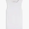 Camisola sem mangas de corte justo Camisola sem mangas de corte justo