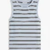 Camisola sem mangas de corte justo Camisola sem mangas de corte justo