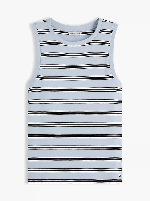 Camisola sem mangas de corte justo Camisola sem mangas de corte justo