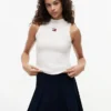 Camisola sem mangas de gola alta Tommy Jeans Slim Fit Camisola sem mangas de gola alta Tommy Jeans Slim Fit