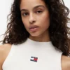 Camisola sem mangas de gola alta Tommy Jeans Slim Fit Camisola sem mangas de gola alta Tommy Jeans Slim Fit