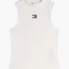 Camisola sem mangas de gola alta Tommy Jeans Slim Fit Camisola sem mangas de gola alta Tommy Jeans Slim Fit