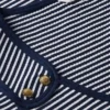 Camisola sem mangas Slim Fit com botões dourados em estilo náutico Camisola sem mangas Slim Fit com botões dourados em estilo náutico