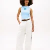 Camisola sem mangas Tommy Jeans com logótipo em relevo Camisola sem mangas Tommy Jeans com logótipo em relevo