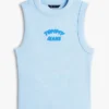 Camisola sem mangas Tommy Jeans com logótipo em relevo Camisola sem mangas Tommy Jeans com logótipo em relevo