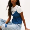 Camisola sem mangas Tommy Jeans em chambray Camisola sem mangas Tommy Jeans em chambray