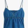 Camisola sem mangas Tommy Jeans em chambray Camisola sem mangas Tommy Jeans em chambray