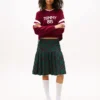 Camisola Tommy Jeans 85 Varsity com decote em V Camisola Tommy Jeans 85 Varsity com decote em V
