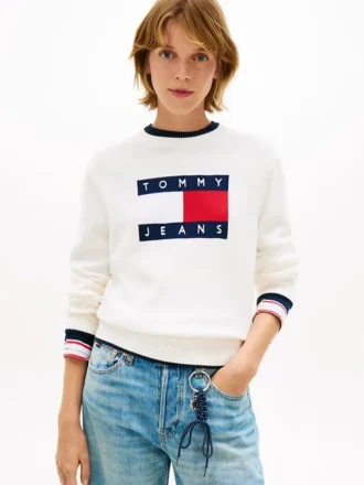 Camisola Tommy Jeans com logótipo da bandeira