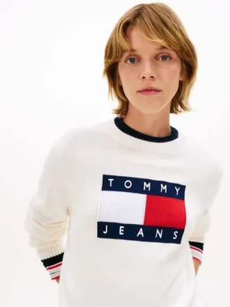 Camisola Tommy Jeans com logótipo da bandeira