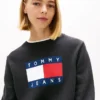 Camisola Tommy Jeans com logótipo da bandeira Camisola Tommy Jeans com logótipo da bandeira
