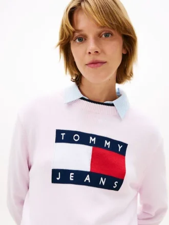 Camisola Tommy Jeans com logótipo da bandeira