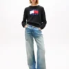 Camisola Tommy Jeans com logótipo da bandeira Camisola Tommy Jeans com logótipo da bandeira