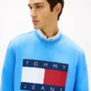Camisola Tommy Jeans com logótipo de bandeira grande Camisola Tommy Jeans com logótipo de bandeira grande