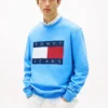 Camisola Tommy Jeans com logótipo de bandeira grande Camisola Tommy Jeans com logótipo de bandeira grande