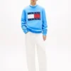 Camisola Tommy Jeans com logótipo de bandeira grande Camisola Tommy Jeans com logótipo de bandeira grande