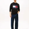 Camisola Tommy Jeans com logótipo de bandeira grande Camisola Tommy Jeans com logótipo de bandeira grande