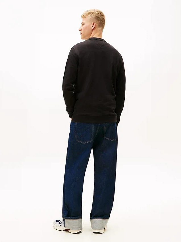Camisola Tommy Jeans com logótipo de bandeira grande Camisola Tommy Jeans com logótipo de bandeira grande