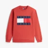 Camisola Tommy Jeans com logótipo de bandeira grande Camisola Tommy Jeans com logótipo de bandeira grande